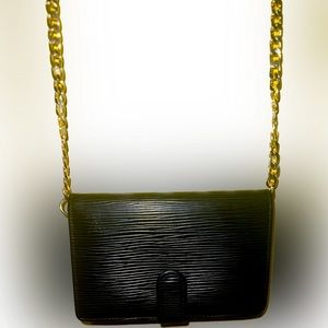 Authentic LV BLACK EPI PORTE-MONNAIE VIENNOIS WALLET